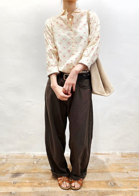 韓 素色小寬褲 2色