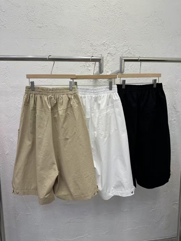 韓 下釦七分寬褲 3色