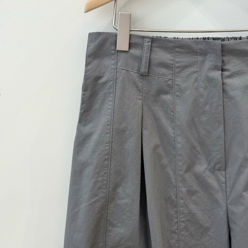 韓 小打摺後腰鬆緊寬褲 3色