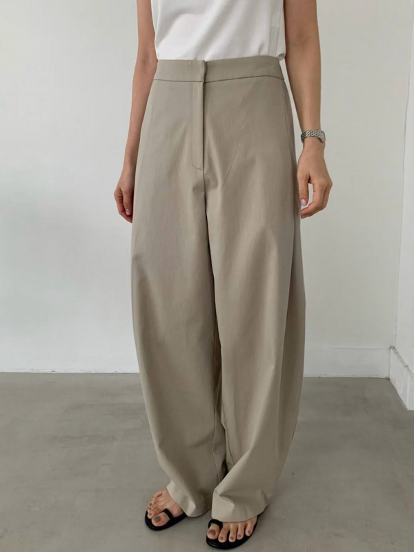 韓 側打摺寬褲 3色