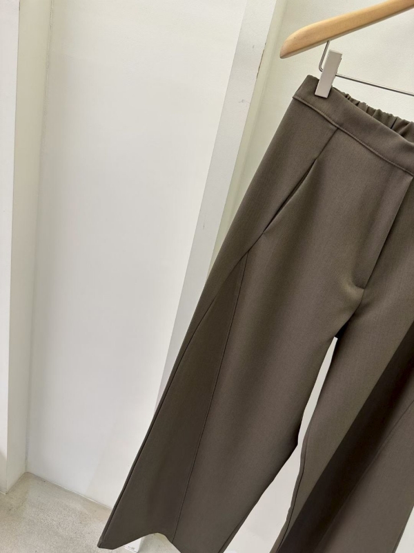 韓 側車線西裝寬褲 3色