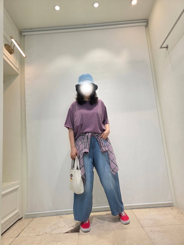 韓 大小口袋牛仔褲