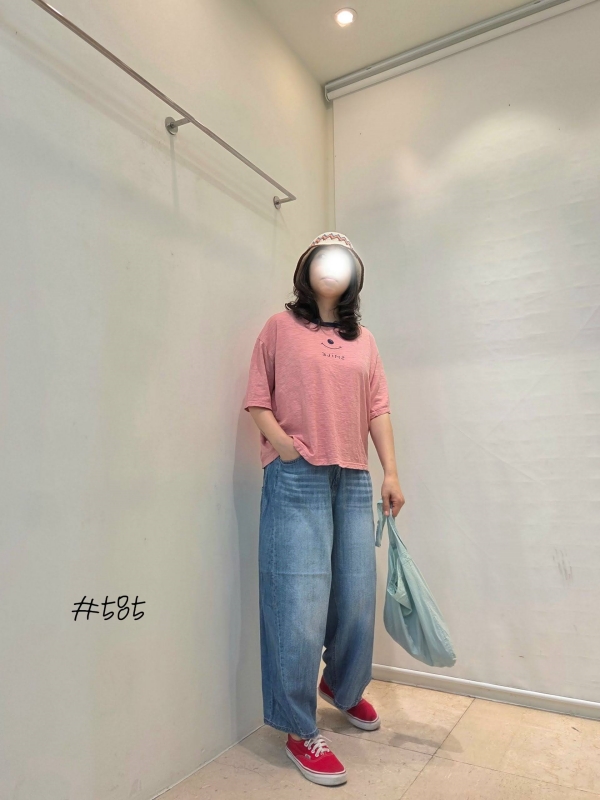韓 大小口袋牛仔褲
