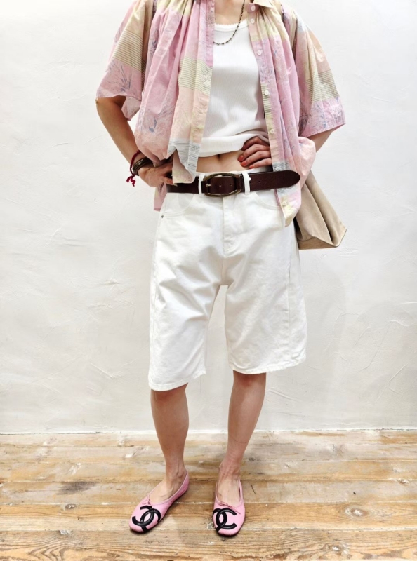 韓 棉質五分褲 2色 size