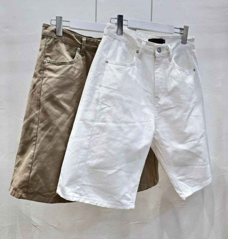 韓 棉質五分褲 2色 size