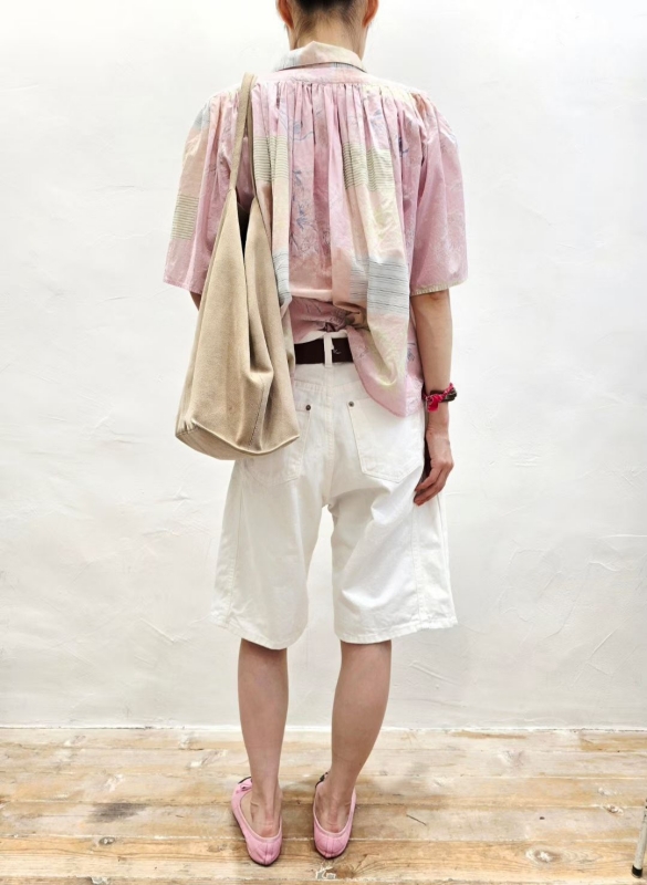 韓 棉質五分褲 2色 size