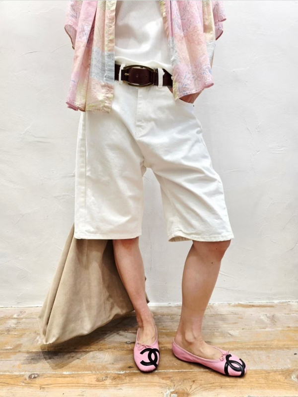 韓 棉質五分褲 2色 size