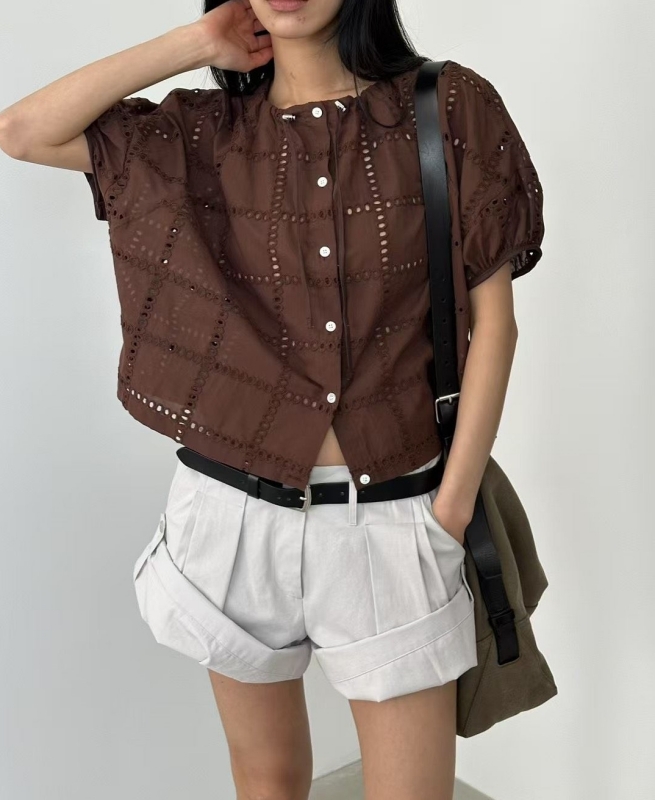 韓 可反捲短褲 2色