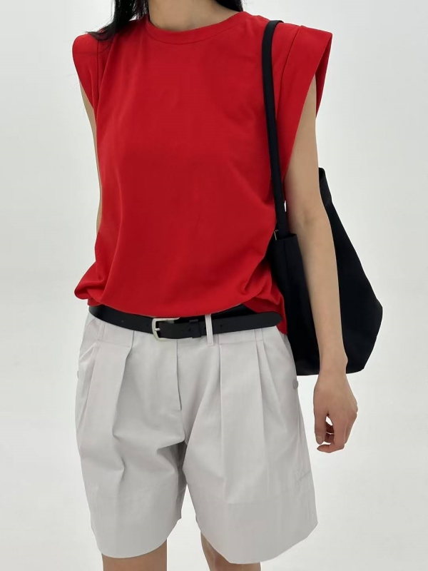 韓 可反捲短褲 2色