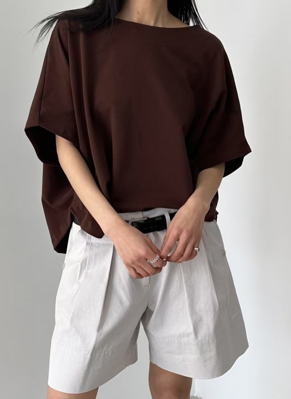 韓 可反捲短褲 2色