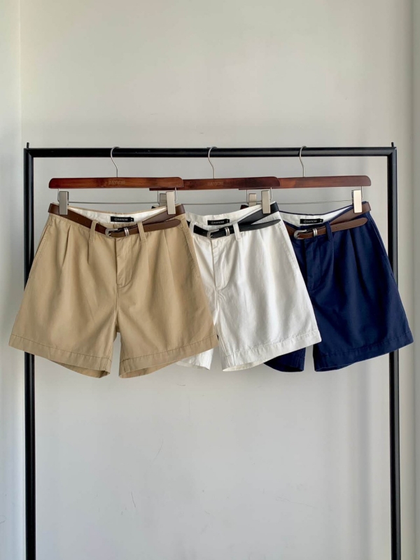 韓 前打折素色短褲 3色