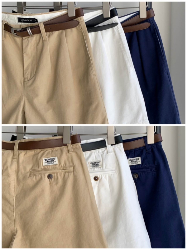 韓 前打折素色短褲 3色