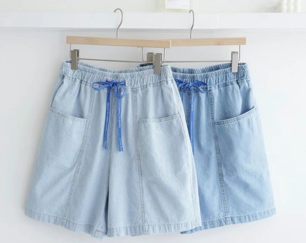 韓 綁帶清爽短褲 2色