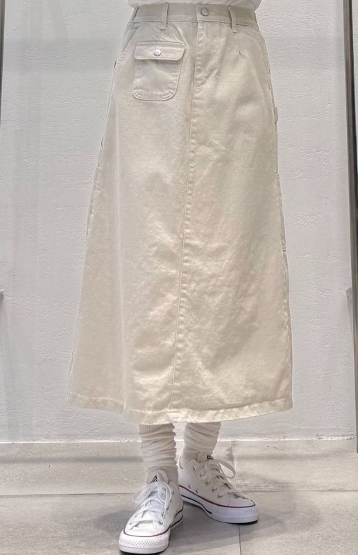 韓 小標休閒綿長裙 3色 size