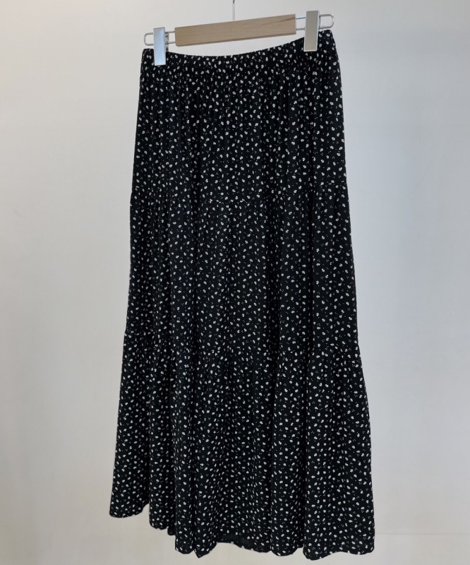 韓 小碎花長裙 size