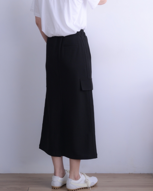韓 綁帶口袋長裙 2色 size