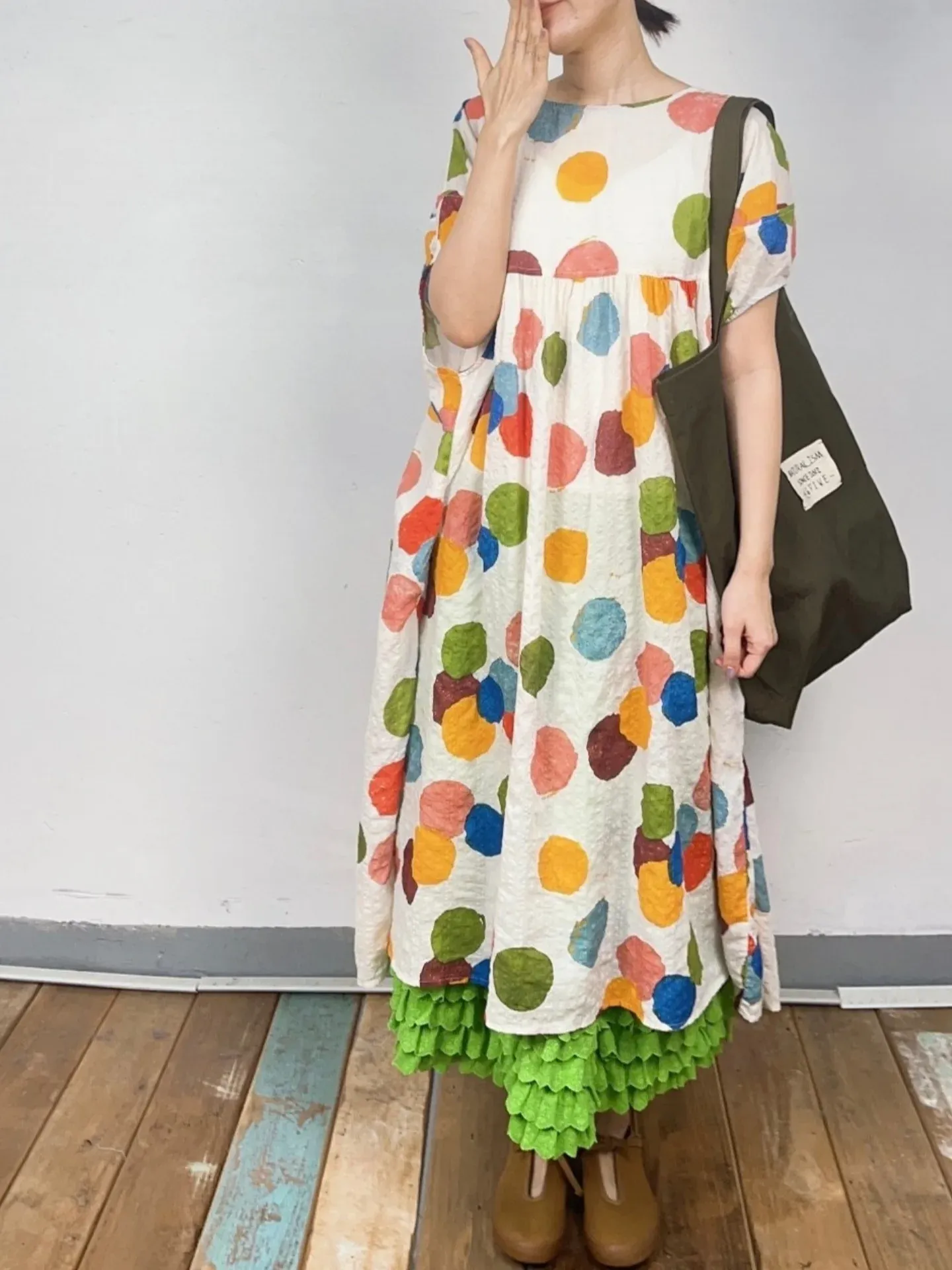 韓 繽紛點點長洋 3色