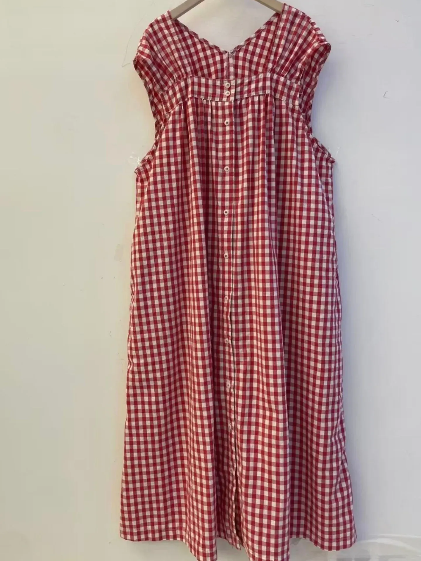 韓 兩面穿格紋長洋 3色