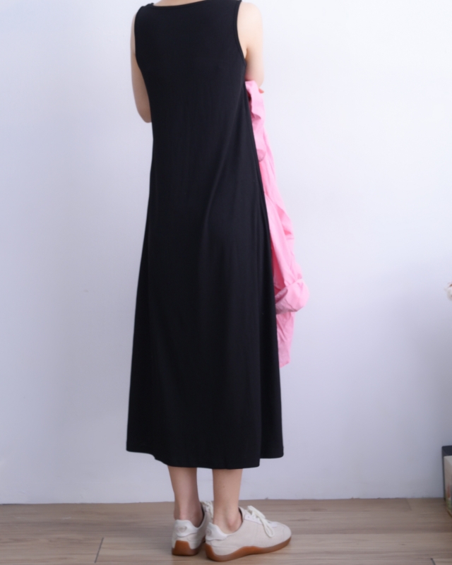 韓 U領背心長洋 3色