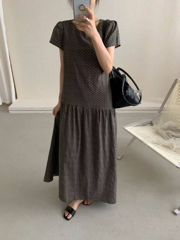 韓 細點點長洋 2色