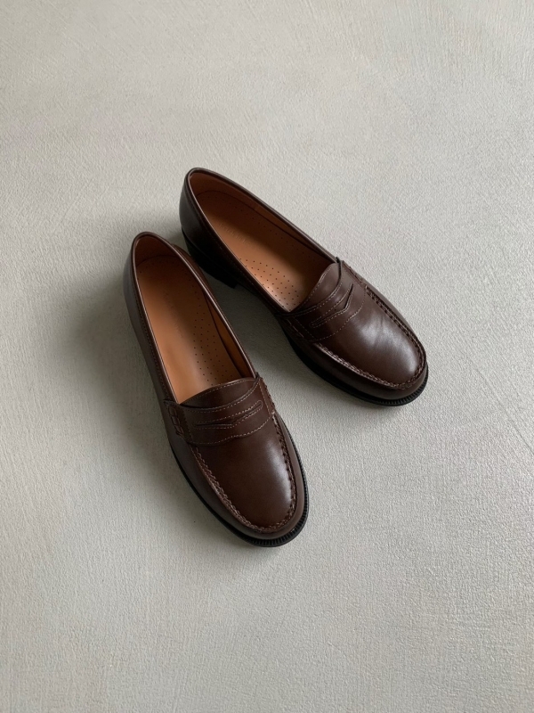 韓 真皮樂福鞋 3色