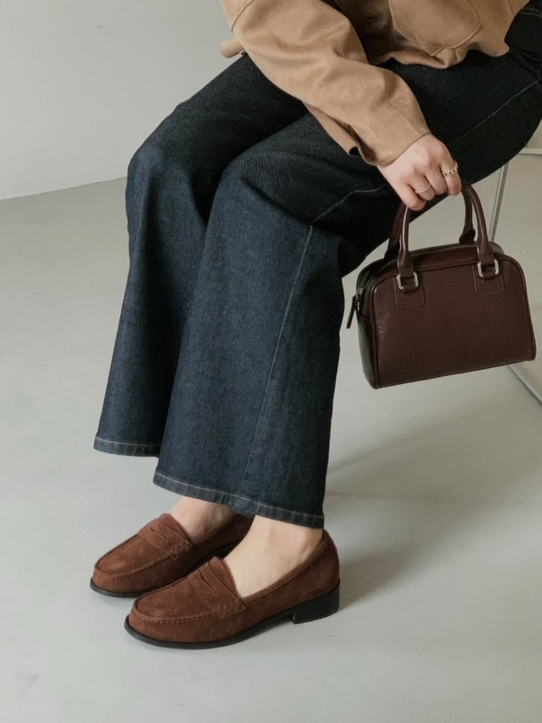 韓 真皮樂福鞋 3色