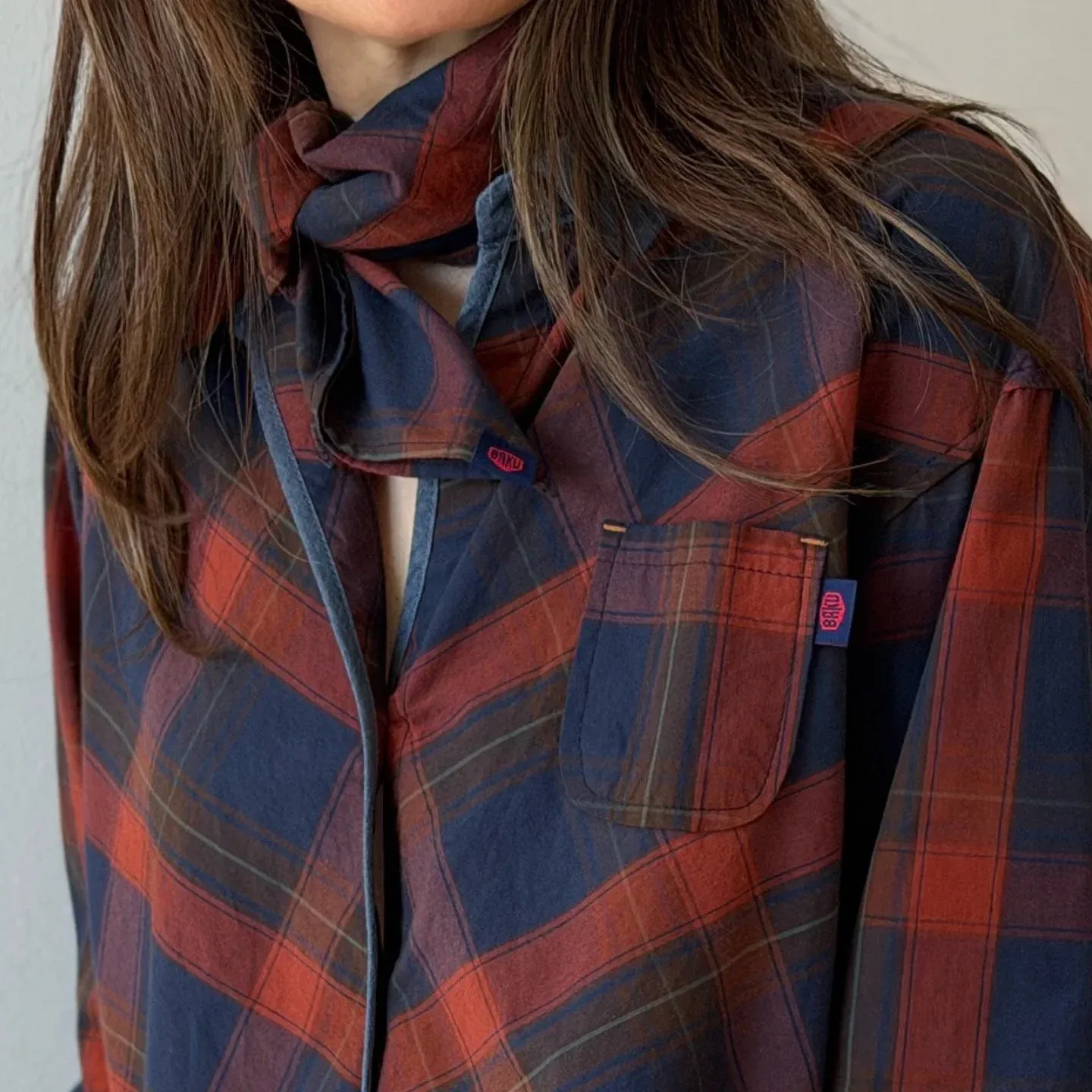 韓 格文圍巾 3色