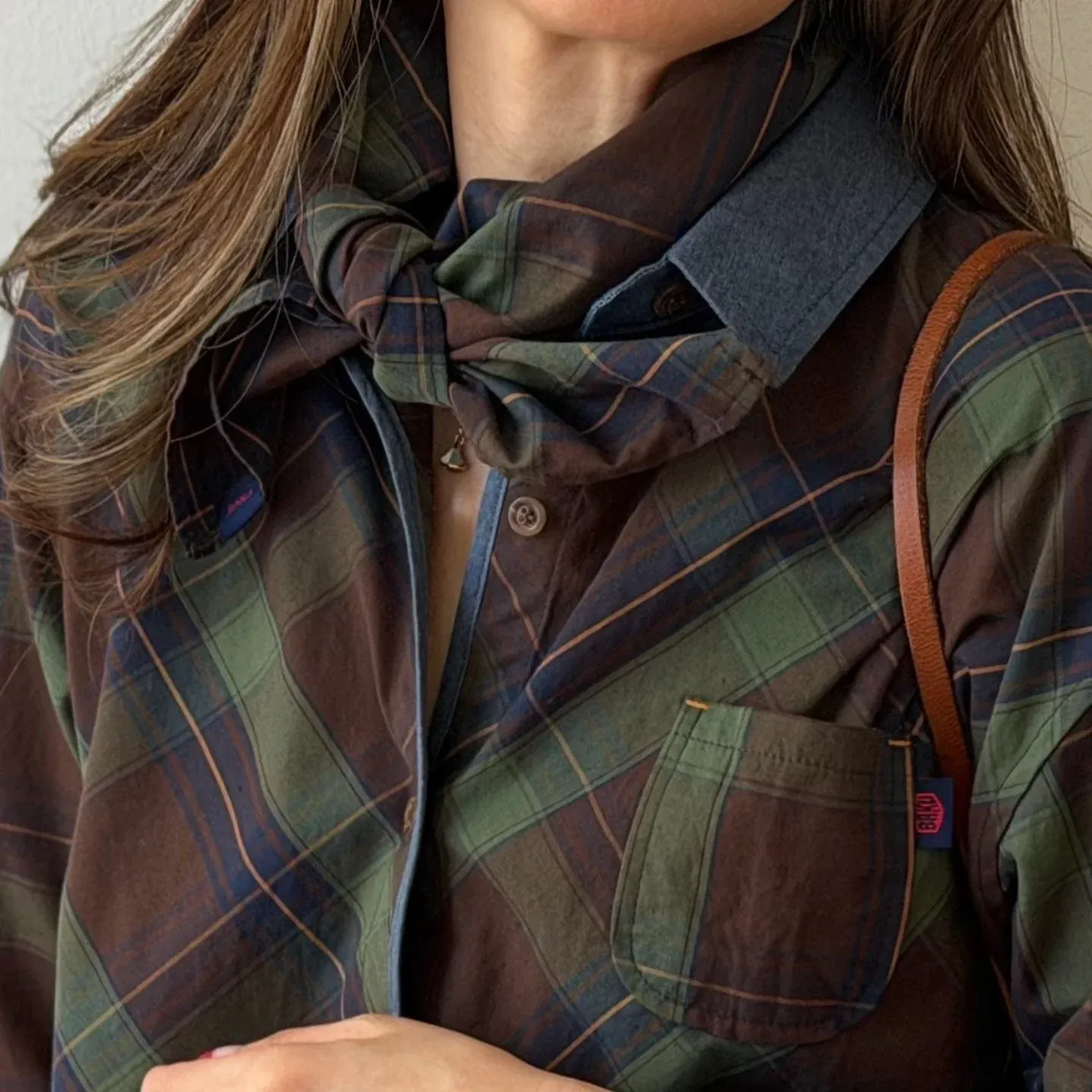 韓 格文圍巾 3色