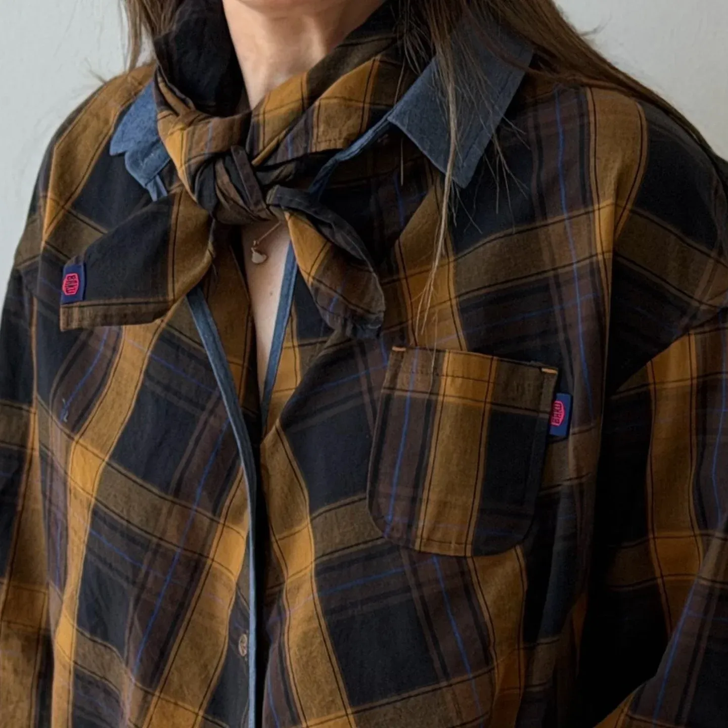 韓 格文圍巾 3色