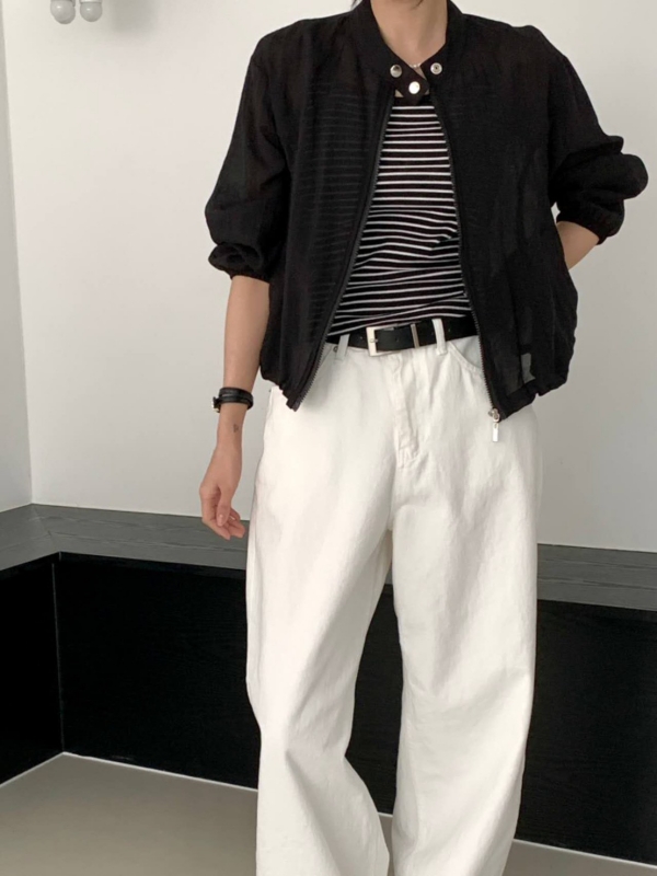 韓 短版拉鍊外套 3色