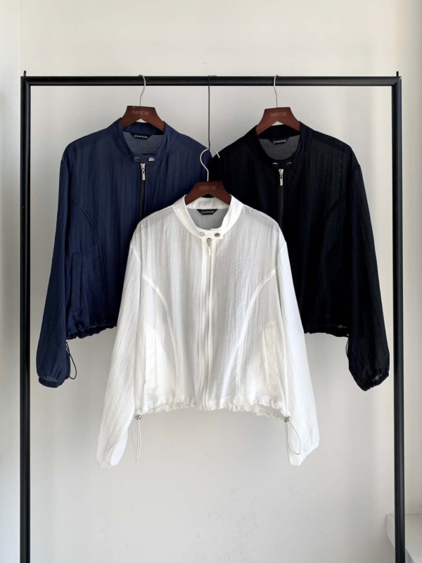 韓 短版拉鍊外套 3色