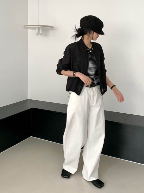 韓 短版拉鍊外套 3色