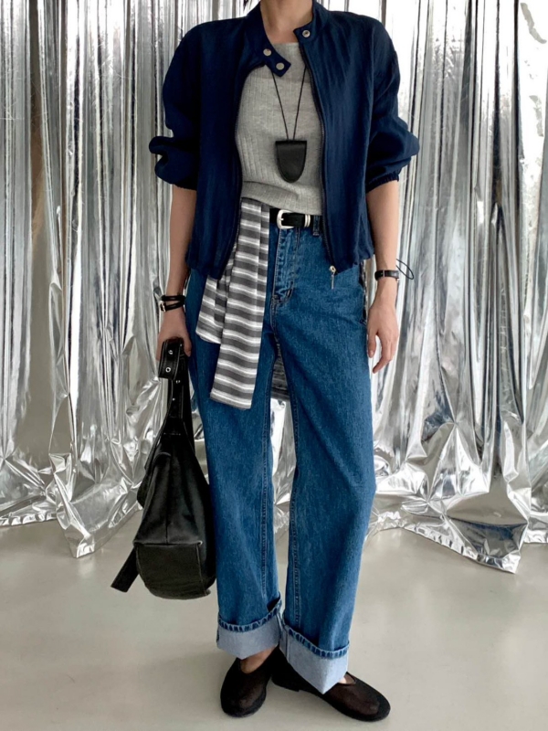 韓 短版拉鍊外套 3色