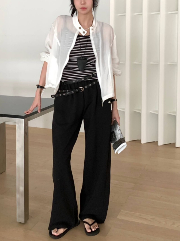 韓 短版拉鍊外套 3色