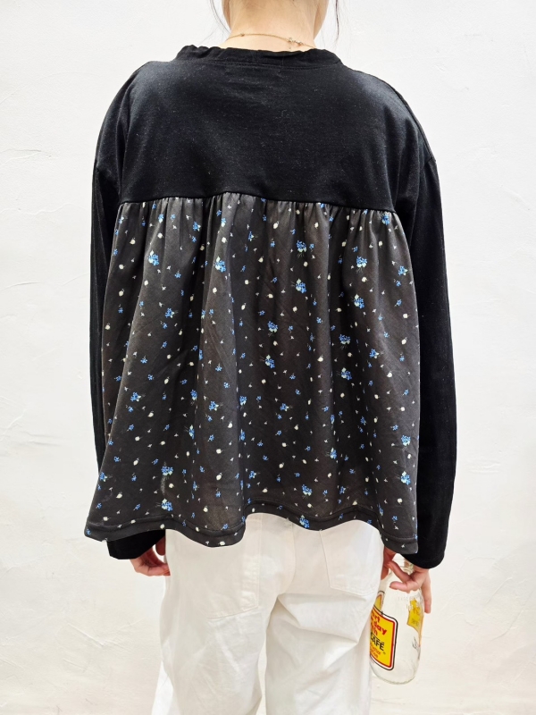 韓 背碎花小外套 2色 size