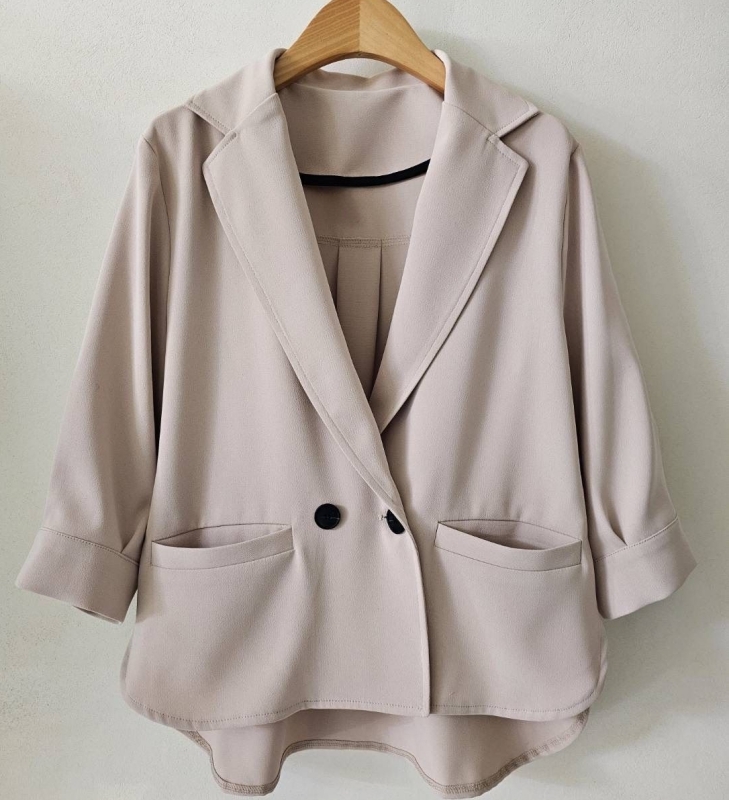 韓 二釦西裝外套 2色 size