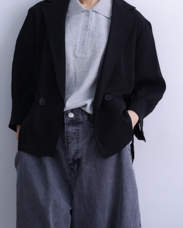 韓 二釦西裝外套 2色 size