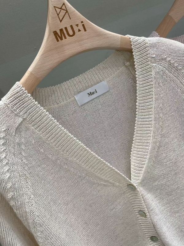 韓 四釦針織短版外套 4色 size