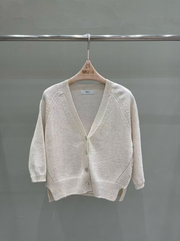 韓 四釦針織短版外套 4色 size