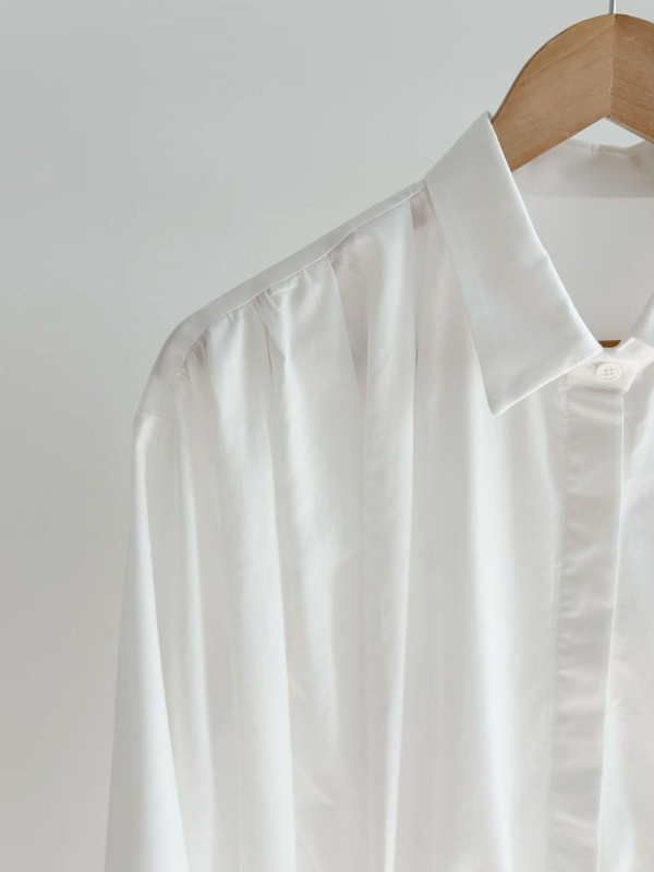 韓 下縮口襯衫外套 2色