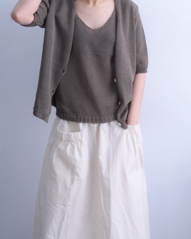 韓 短袖外套+背心 4色 size