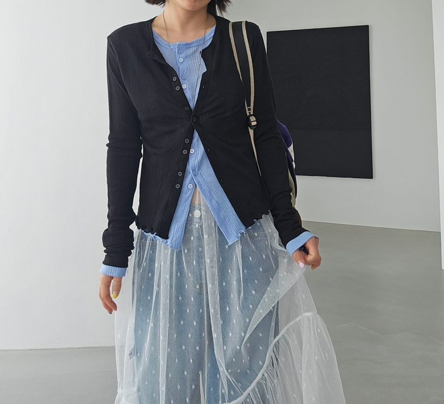 韓 雙層小外套 3色