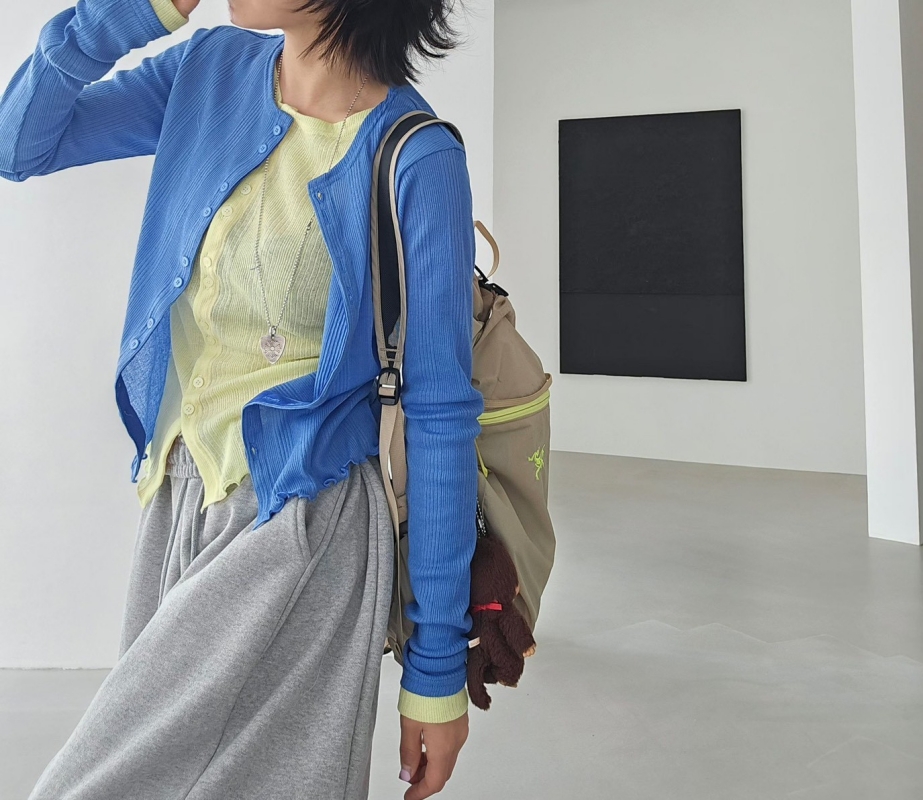 韓 雙層小外套 3色