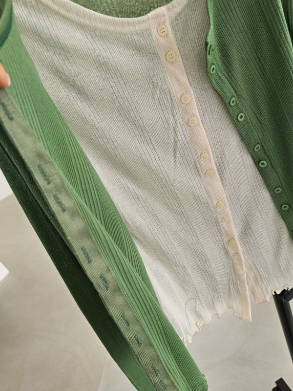 韓 雙層小外套 3色