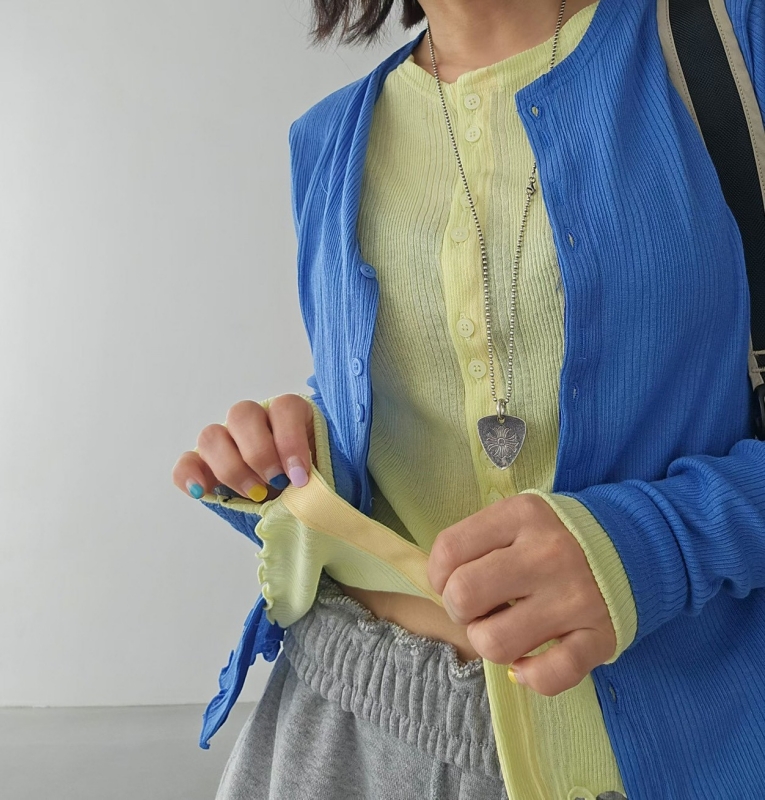 韓 雙層小外套 3色