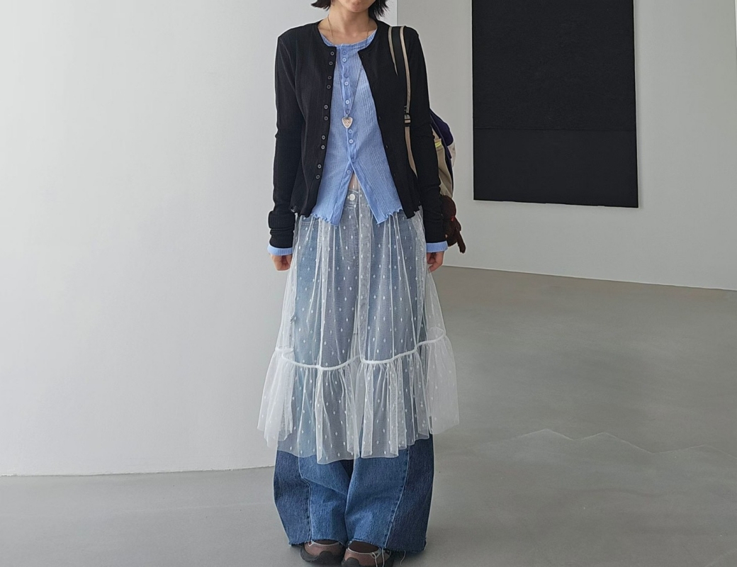 韓 雙層小外套 3色