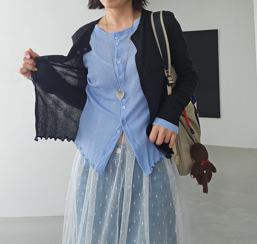 韓 雙層小外套 3色