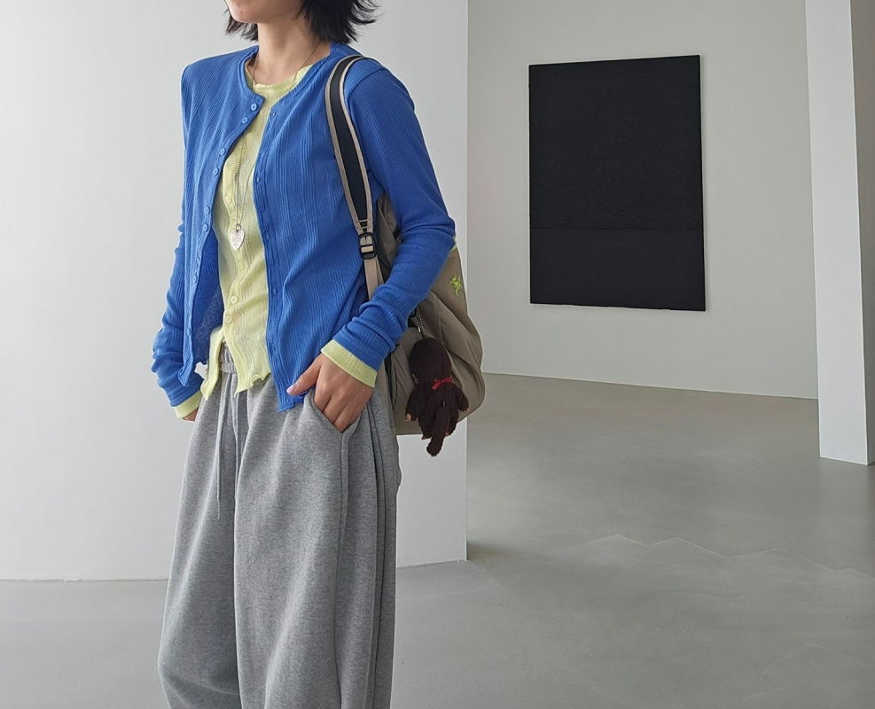 韓 雙層小外套 3色