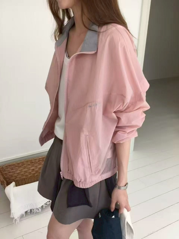 韓 內領配色外套 3色