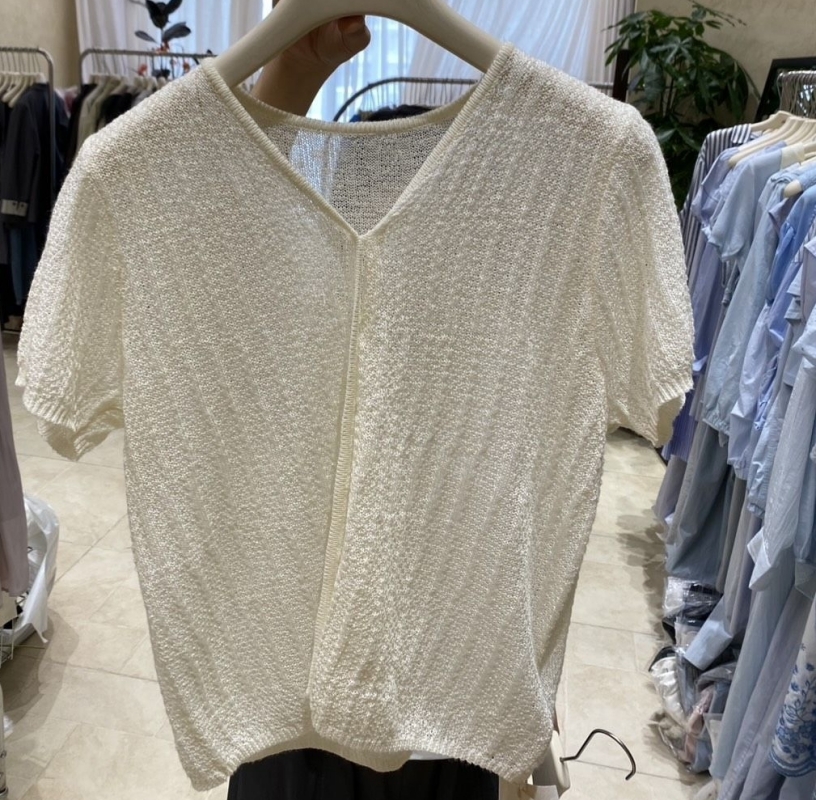 韓 短版V領小外套 3色 size
